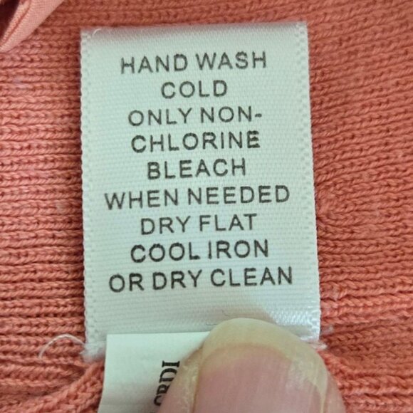 Banana Republic Womens Coral Button-Front Silk Blend Cardigan Sweater - Picture 7 of 7